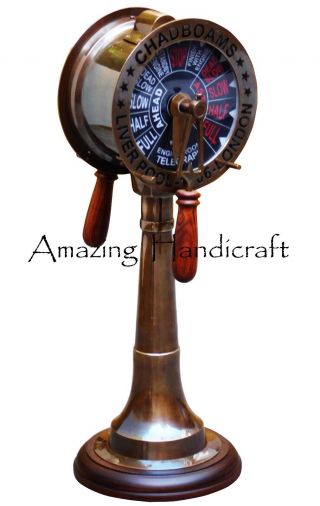 Brass 18 " Ship Telegraph Engine Order Nautical Decor Gift Item