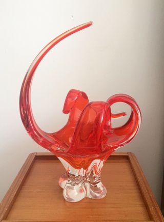 Vintage Mid Century Chalet Artistic Glass Canada - Form Design Bowl