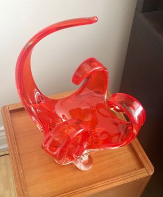 Vintage Mid Century Chalet Artistic Glass Canada - Form Design Bowl 4