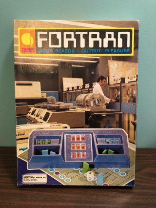 Fortran Computer Board Game Vtg 1973 Orda Program Code Rare