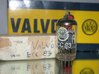 Valvo Ecc83 Nos Nib Audio Preamp Tube Bwb Eagle Triangle 2k3 Code 12ax7 Vintage