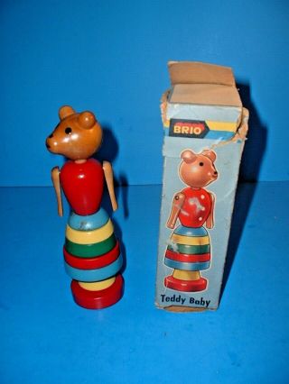 Vintage Brio " Teddy Baby " Made In Sweden No.  31721/1