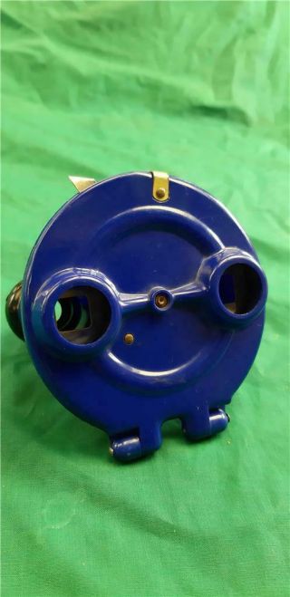 Rare Vintage Viewmaster Model B Clamshell Stereo Viewer in Blue Made in USA 2