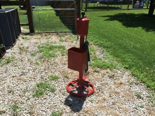 Vintage Par Aide Golf Ball Washer W/ Stand,  Basket And Cleit Cleaner