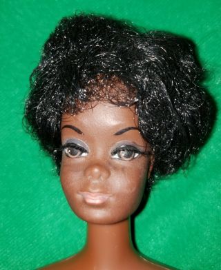 1968 Talking Christie Black - Haired African American 1126 Barbie 