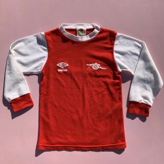 Vintage Arsenal Football Club Home Shirt Childrens