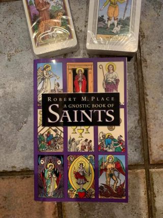 Tarot Of The Saints Set By Robert M.  Place - In The Box Very Rare Oop