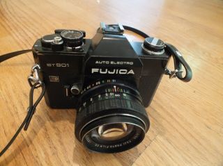 vintag Fuji FUJICA auto electro BLACK ST901 ebc fujinon 1.  4 50mm 35mm Camera 2
