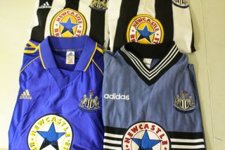 Joblot 4 Brown ale Vintage Newcastle United Shirts,  all XL - 21 (2) 2