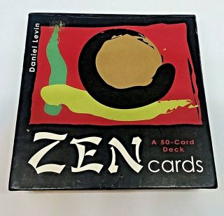 Zen Cards A 50 - Card Deck By Daniel Levin Oop Complete Scarce Collectible Rare