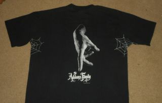 Vtg 90s 1991 The Addams Family T - Shirt Thing Spider Web Single Stitch Usa Lg