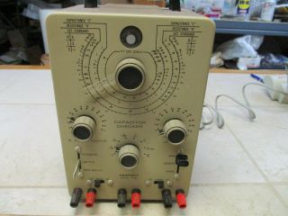 Vtg Heathkit It - 28 Capacitor Checker Bench Test Equipment Meter Tester Ham Radio