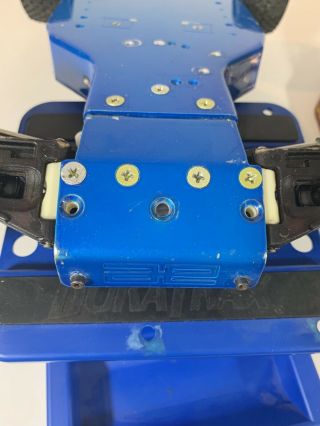 Vintage Team Associated RC10 Factory Blue Anodized Chassis B Stamp RC - 10 12
