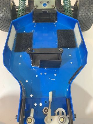 Vintage Team Associated RC10 Factory Blue Anodized Chassis B Stamp RC - 10 4