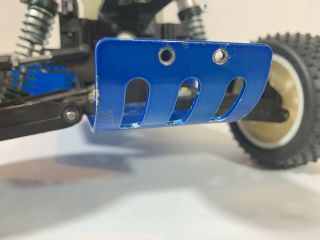 Vintage Team Associated RC10 Factory Blue Anodized Chassis B Stamp RC - 10 6