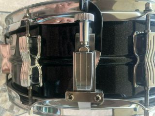 Ludwig Black Galaxy Snare Drum Blacklolite Vintage Drum 7