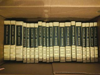 Vintage 1960 The World Book Encyclopedia Complete Set 20 Volumes