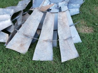 8ft Aermotor Windmill Sail Fan 3 Blade Sections vintage 7