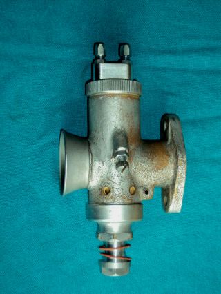 Vintage Brass Amal 6/187 Horizontal Bsa B25 Carburettor 1930s
