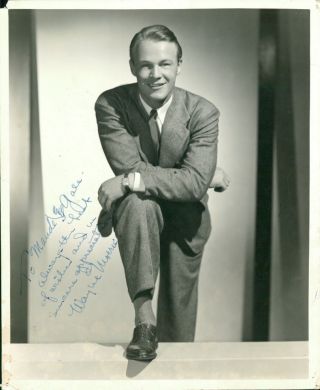 Wayne Morris (vintage,  Inscribed) Signed Photo