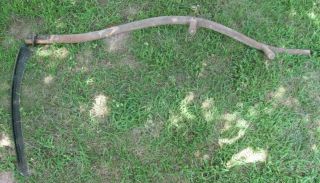Good Functional Scythe,  Vintage Farm Tool W/ Sta - Tite Grass Snath
