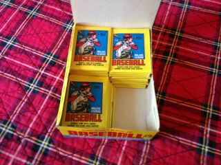 1979 O - Pee - Chee Baseball Partial Wax Box - 24 Of 36 Packs - Near - Rare