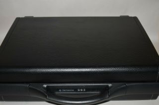Vintage Samsonite Hard Shell Briefcase Metal With 3 Digit Combination Lock Black