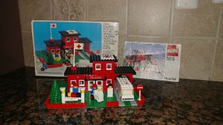 Vintage Lego 555 Hospital 100 Complete & Instructions