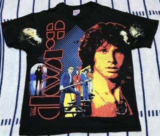 Vintage The Doors All Over Shirt Jim Morrison 90s Band Rock