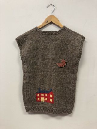 RARE Find RALPH LAUREN VTG 1982 Wool Brown Sweater Vest,  Great Britain,  S 5