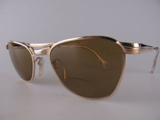 Vintage 50s Marwitz Optima Gold Filled Eyeglasses Size 50 - 20 Made In Germany