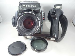 Vintage Mamiya M645j Medium Format Film Camera W/ Sekor C 1:2.  8 80mm Lens 58mm