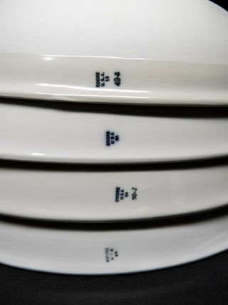 Vintage Coors Porcelain Evaporating Lab Bowls Dishes Set Of 4