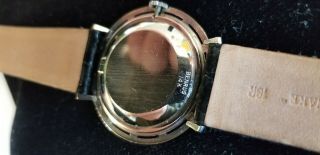 Very Rare 1950 " Benrus " Mens Watch Solid 14k Wgold W/vented Bezel - Self - Winding