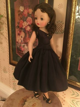 Vintage Doll Dress For Madame Alexander Cissy Doll 1955 Tagged