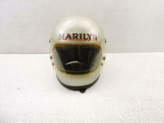 Vintage 1974 Bell Star Full Face Motorcycle Helmet Honda Yamaha Triumph Bsa 220