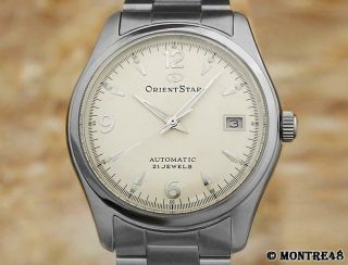 Orient Automatic C2010 Rare Made In Japan Stainless Steel Mens Watch Je155