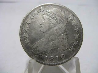 Rare 1810 Capped Bust Half Dollar Xf Rare Coin Nfm227