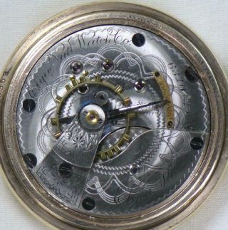Antique 1895 Elgin 18S Gold Filled Pocket Watch 1S 4