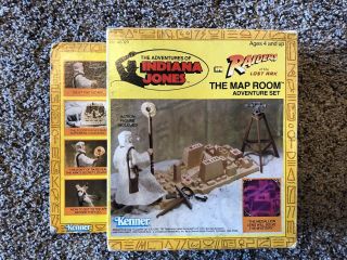Vintage 1982 Kenner Indiana Jones Raiders Of The Lost Ark Map Room Mib