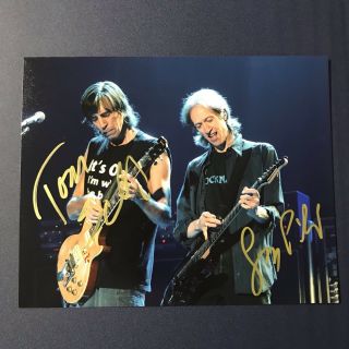 Tom Scholz & Gary Pihl Hand Signed 8x10 Photo Autographed Boston Band Rare