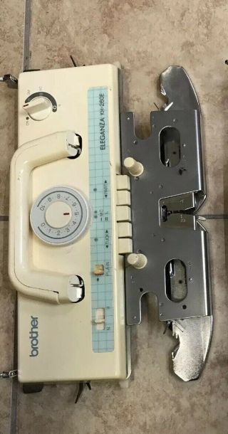 One - Vintage Eleganza Brother Kh - 260e Carriage & Sinker Plate