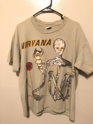 Rare Vintage Authentic Nirvana Incesticide Shirt 90 