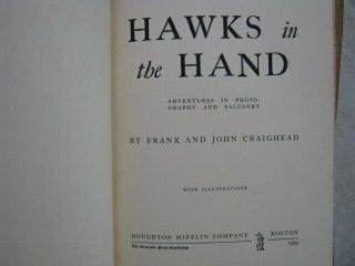 3 Vintage Falconry Books American Hawking Hawks In The Hand 3
