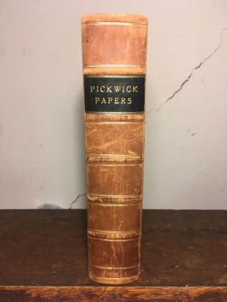 Charles Dickens - Pickwick Papers - First Edition - 1837 - Fine Binding - Rare