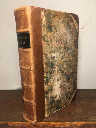 CHARLES DICKENS - PICKWICK PAPERS - FIRST EDITION - 1837 - FINE BINDING - RARE 2