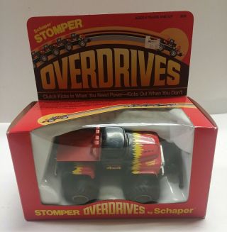 Vintage Schaper Stomper Overdrives 56 Ford 4x4 1985 Collectable Toy