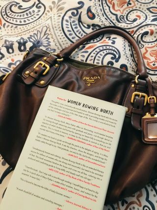 Prada Vintage Authentic Brown Leather Satchel Crossbody Shoulder Bag