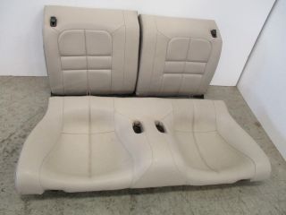 1991 - 1999 Mitsubishi 3000gt Stealth Rear Back Seat Set Cream Leather Rare