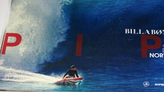 2011 Kelley Slater Signed Pipe Masters Hawaii Andy Irons Contest Poster 3